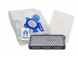 Kleanburg® - Geschikt voor Miele - Onderhoudsset - 10 Stofzuigerzakken - 1 HEPA-filter - 1 Motorfilter