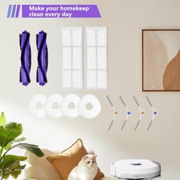 Vervangende accessoires Geschikt voor Narwal Freo robot stofzuiger accessoires set 2X borstels 2X filters 4X dweilen 4 zijborstels — thumbnail 2