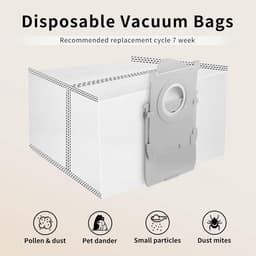 (14 Stuks) X8 Pro Omni Vervangende Stofzakken Compatibel Met ECOVACS DEEBOT X8 PRO OMNI/ T80 Omni/ T30C Omni/ X9 Pro Omni/ T50 MAX PRO Omni/ T50 PRO Omni Robotstofzuiger, Stofzakken, Stofzuigerzak — thumbnail 5