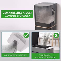 JustValue Stofzuigerzakken Geschikt Voor iRobot Roomba - 6 Stuks - Automatische Vuilafvoer - Geschikt voor i3+ i4+ i6+ i7+ i8+ j7+ s9+ - Microvezel - Perfecte Pasvorm - Stofdicht — thumbnail 2
