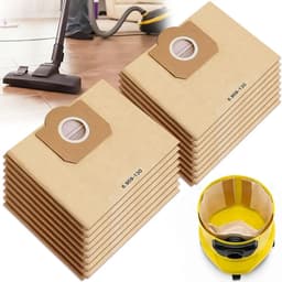 AUM® Stofzuigerzakken 20 stuks - geschikt voor Karcher WD3 - Kärcher WD3 - MV3 A 2204 6.959-130.0 stofzakken stofzuiger zak — thumbnail 4