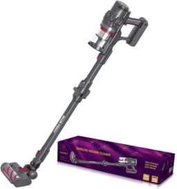 Steelstofzuiger – Draadloze – 45 min Gebruikstijd – 400W – HEPA Filter – LED verlichting zuigmond – Royal Swiss® — thumbnail 1