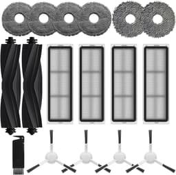 Accessoires gescht voor Dreame L10s Pro Ultra, L10 Prime L10s Pro Gen 2, L10s Plus, 2 x Hoofdborstels, 6 x Dweildoeken, 4 x Filter, 4x Zijborstels, Reserveonderdelen — thumbnail 1