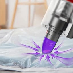 17 Parts – Vacuum Opzetstuk voor Kledingopbergzakken – Compatibel met Dyson V7, V8, V10, V11 & V15 – Mini Afdichtingskop voor Vacuumzakken – Accessoire voor Reizen & Opslag — thumbnail 2