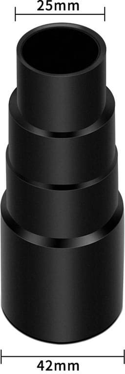 3 stuks Stofzuigeradapters geschikt voor stofzuigerslang - Stofzuigeronderdelen - slangverloopstuk, Geschikt voor Bosch, Makita, Kärcher en de meeste merken - slangadapter voor stofzuiger - 4 lagen - 25 mm tot 42 mm - zwar — thumbnail 3