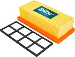 Sillar, Filter voor stofzuiger, papier, gegolfd, vervanging 6.415-953.0, geschikt voor stofzuiger Karcher AD2 AD3 AD 3.000 AD 3.200 AD4, 1 stuk — thumbnail 1