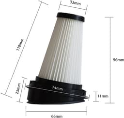 Verpakking van 4 vervangende filters - geschikt voor Rowenta X-pert 3.60 X-Pert 160 RH72xxx ZR005202 bezemstofzuiger — thumbnail 3