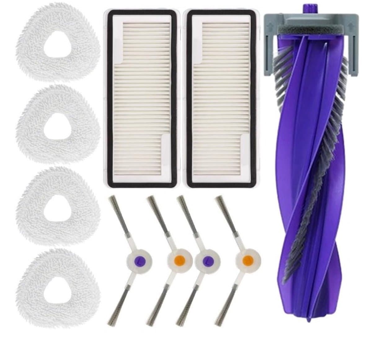 set onderdelen compatibel met stofzuiger Narwal - J4 - Freo X - Ultra - Lite - zijborstels - filters - dweilpads - hoogwaardige vervanging — afbeelding 1