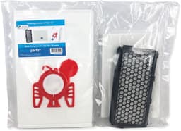 Multaparts® stofzuigerzakken set met filters geschikt voor Miele Compact C1, Compact C2, S4, S6 serie | Set met stofzuigerzakken type FJM (10 x), motorfilter (2 x), HEPA filter — thumbnail 5