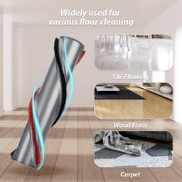 Geschikt voor Vervangende borstelrol compatibel met Dyson V11, rolstang stofzuigeraccessoires. Draadloze stofzuigerkop vervangend voor Dyson V11 borstelrol stofzuiger onderdeelnr. 970135-01, 970100-05.-Belle's product — thumbnail 2