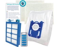 Multaparts® stofzuiger-APK set voor AEG 6000 serie (Animal 6000, Clean 6000, Hygienic 6000, Allergy 6000*) | Complete onderhoudsset met stofzuigerzakken type S-BAG (10 x), motorfilter (2 x), HEPA filter, geursticks (5 x), APK-checklist & APK-sticker