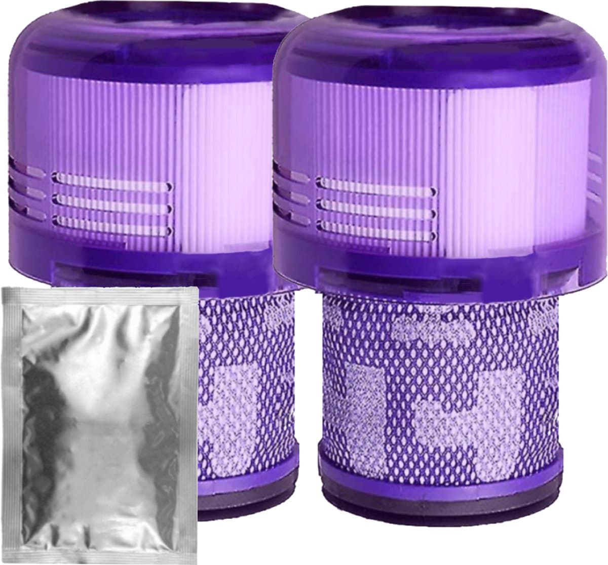 2x HEPA Motor Filter geschikt voor Dyson V11 / V15 - Steelstofzuiger vervanging - inclusief bloemen geur korrels — afbeelding 1