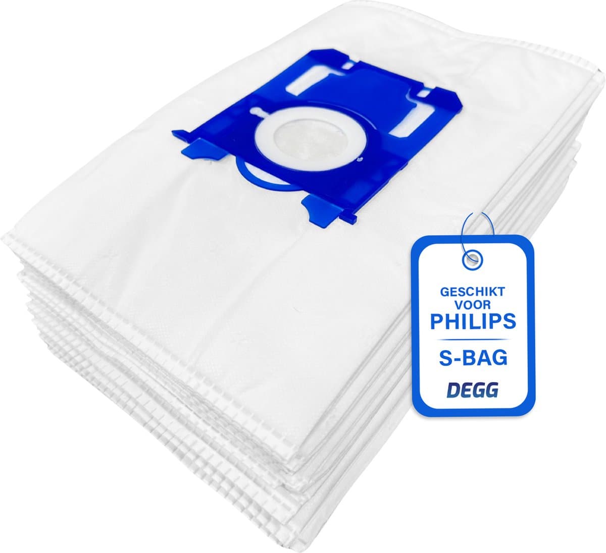 DEGG® - S-BAG Stofzuigerzakken - Geschikt voor Philips S-BAG - Top Kwaliteit - Compatibel met Philips FC8021, AEG GR201S en Electrolux E200S - 6 STUK(S) — afbeelding 1
