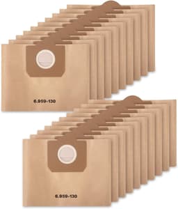 20 stuks - Stofzuigerzak - Papieren stofzak - Geschikt voor Kärcher 6.959-130.0 stofzuigers — thumbnail 1