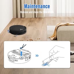Dailygoods- Reserveonderdelen 8 stuks - Vervangende Zijborstels - Compatibel met Ecovacs Deebot T80 Omni/T30C - Randen- en Hoekreiniging - Slijtvast Nylon - Eenvoudige Vervanging - Stofzuigerborstels — thumbnail 3