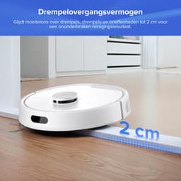 Roborock Q7 L5+ Set-Robotstofzuiger-Dubbel Anti-Tangle Systeem-8000 Pa Zuigkracht-Elektronische Watertank-LiDAR-Navigatie-Ideaal voor Tapijten en Dierenharen-Wit — thumbnail 2