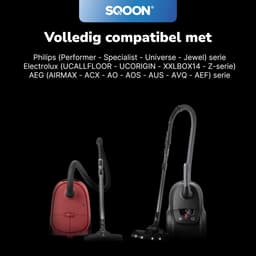 SQOON® HEPA Filterset ( 2x ) geschikt voor stofzuigers van Philips, AEG & Electrolux - - 2 STUKS - Gelijk aan model: FC8031- NL Brievenbus zending - Niet thuis wel ontvangen — thumbnail 5