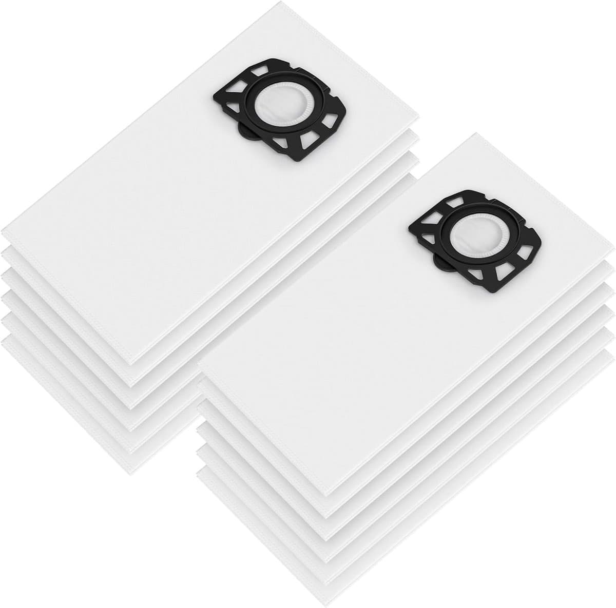 12 stuks stofzuigerzakken-geschikt voor Karcher WD2 Plus stofzuigerzakken-duurzame nat- en droogstofzuigerzakken voor Karcher WD 3 accu- KWD 1, 2, 3-WD 3.200 tot WD 3.800 M- SE 4001 4002 — afbeelding 1