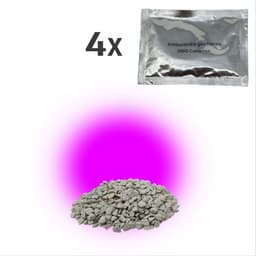 Antibacteriële geurkorrels luchtverfrisser deodorantkorrels voor in de stofzuiger stofzuigerzak of stofreservoir - 4 zakjes - Lavendel geur — thumbnail 1