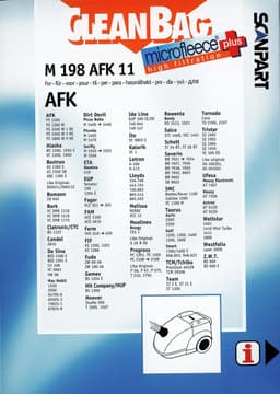 CleanBag stofzuigerzakken 4 stuks - Geschikt voor AFK PS1200 - Bestron AS1300 - Moulinex Boogy - Rowenta Booly - SMC Beetle Kever - Tornado Coco - Ufesa Moosy - Inclusief 1 filter - Alternatief — thumbnail 4