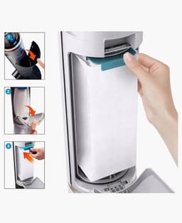 2 x zakken hoogwaardige vervanging voor SAMSUNG BESPOKE JET + 1 filter HEPA compatibel VS20A958FWN - VS20A95923B/AA stok stofzuiger-onderdelen-het onderdeelnummer van het origineel is: Samsung VCA-ADB952 -schoonmaakstations — thumbnail 3