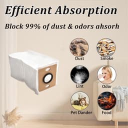 8 stuks Stofzakken - geschikt voor ILIFE V9 - V9pro Zelfledigende Robot Cleaner - Grote Capaciteit Tas Vervanging Accessoire Kits — thumbnail 4