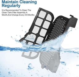 Geschikt voor Roborock S8 Pro Ultra: 2 reinigingsborstels en waterfilterset – onderhoudsborstel en waterfilter. — thumbnail 5