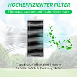 Cosensi - Accessoireset voor robotstofzuiger: 14-delig, hoofdborstel, mopreinigingsrol, filters, zijborstels, stofzakken — thumbnail 5