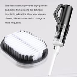 Vacuüm Filter Vervanging Set voor Stofzuiger - Hoge Efficiëntie Roetfilter - 4 Stuks - Compatibel met 2.0 Slim - Floor One S5 - Montage - Langdurige Filters. — thumbnail 4