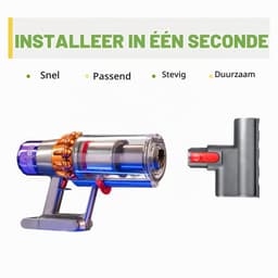 Mini gemotoriseerde borstelkop - Geschikt voor Dyson V7 V8 V10 V11 V15 — thumbnail 3