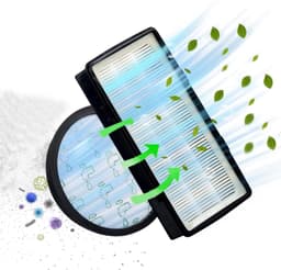 Set van 2 vervangende filters geschikt voor Rowenta stofzuigers reserveonderdelen RO7611 — thumbnail 3