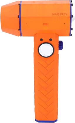 Elektrische persluchtblazer - Draagbare ventilator - Stof verwijderen - Traploze snelheidsinstelling - 32000 mAh - Zwart — thumbnail 4