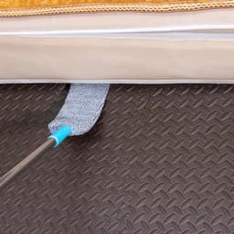 Microfiber Stofwisser - Platte Schoonmaker - Onder Meubels - Buigbare Kop - Intrekbaar - Grijs — thumbnail 5
