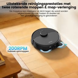 AIRROBO M2 - Robotstofzuiger (Alles-in-één-station) - voor nat en droog - 10.000 Pa zuigkracht - LiDAR-navigatie - 180 minuten gebruiksduur - 2 jaar garantie — thumbnail 3
