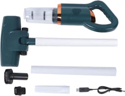 Draadloze Steelstofzuiger - Krachtige Stofzuiger - Effectieve Reiniging - 8500 Pa Zuigkracht - 600 Ml Stofbeker - Groen — thumbnail 5