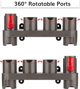 Wandgemonteerd accessoirerek Geschikt voor accessoires van de Gen5, G5, V15 en V12 stofzuigers — thumbnail 5