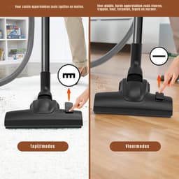 Core® Karcher - Karcher Stofzuiger - Bouwstofzuiger - Festool Stofzuiger - Bouwstofzuiger Zonder Zak - Grijs - 33cm x 31cm x 53cm; 5.5 kg — thumbnail 2