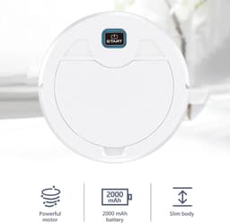THEROB Smart robot stofzuiger met UV licht. (wit) — thumbnail 4