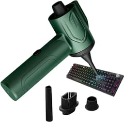 Elektrische Bladblazer - Stofverwijderaar - Apparaten Reinigen - 3-in-1 Functie - 18 cm - Groen — thumbnail 1