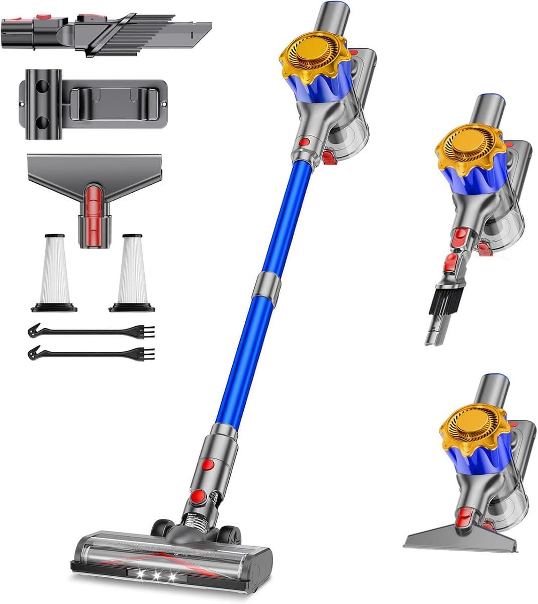 Draadloze Steelstofzuiger met Krachtige Accu - Lichtgewicht & Flexibel — afbeelding 1