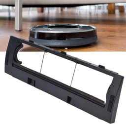 Borstelhoes Stofzuiger - Reserveonderdeel - Robot Reiniging - Duurzaam ABS Materiaal - 20.6 cm - Zwart — thumbnail 3
