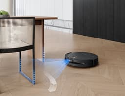 ECOVACS - DEEBOT T50 Pro OMNI BLACK GEN 3 - TruEdge 2.0 Adaptive Edge Cleaning - 25000Pa Powerful Suction - ZeroTangle 3.0 Anti-tangle Technology - Auto-lift Mopping en tapijt schoonmaak strategie - AI Instant Re-mop - TrueMapping 2.0 — thumbnail 2