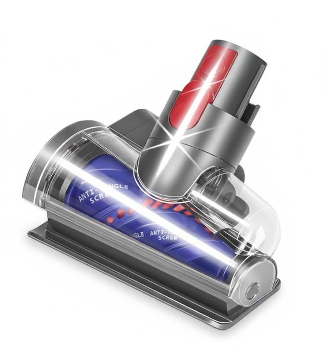 Anti-verstrengel borstel geschikt voor Dyson V7 V8 V10 V11 V15 - Huisdier haren zuigmond Elektrische aandrijving stofzuiger mond — afbeelding 1