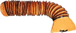 Professionele Ventilator - Afzuiger Stofafzuiging - Werkruimte Verbeteren - Krachtige Luchtverplaatsing - 38x34x43 cm - Oranje — thumbnail 5