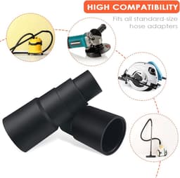 3 stuks Stofzuigeradapters geschikt voor stofzuigerslang - Stofzuigeronderdelen - slangverloopstuk, Geschikt voor Bosch, Makita, Kärcher en de meeste merken - slangadapter voor stofzuiger - 4 lagen - 25 mm tot 42 mm - zwar — thumbnail 4