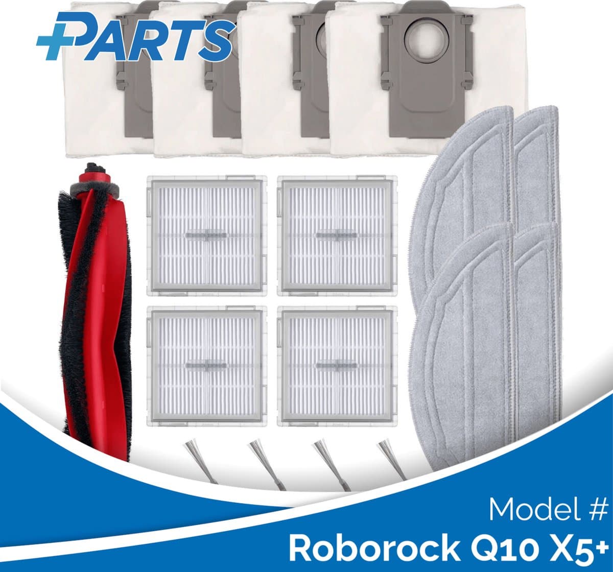 Roborock Q10 X5+ Onderhoudsset (Plus.Parts® alternatief voor Q10 MAINTENANCE SET) — afbeelding 1