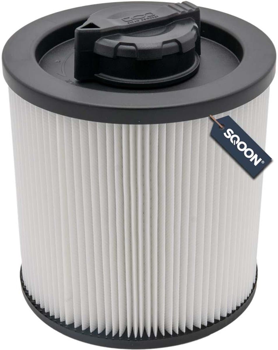 SQOON® Cilinderfilter Geschikt voor DeWalt 23–61L Stofzuigers – Vervangt DXVC6910 — afbeelding 1