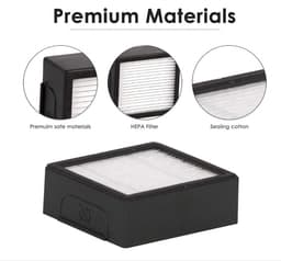 Hepa Filter - geschikt voor iRobot Roomba I7 E5 E6 - VERPAKKING - 6.5*5*2cm - Wit - 5 stuks — thumbnail 3