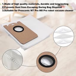 10 stofzakken - Compatibel met iRobot T20, Pusanik M8 Pro / V980 / S9 robotstofzuigeraccessoires — thumbnail 3