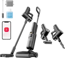 Roborock F25 ACE Combo-Vloerreiniger-5-in-1 Draadloze Nat Droog stofzuiger-Elektrische dweil-20000Pa-AI-ondersteunde wielen-app-bediening-4 Standen-180° Plat Ontwerp-5min Droog-90°C Zelfreiniging-Automatisch schoonmaakmiddel — thumbnail 1